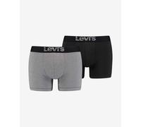 Levi´s Underwear Optical Illusion Organic Cotton Boxers 2 Units Grey S Man