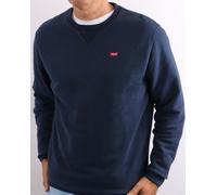 Levis Original Cotton Crew Neck Sweatshirt Dress Navy Blue