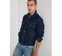 Levi's Original Denim Trucker Jacket- Dark Blue, Dark Blue, Size L, Men Dark Blue