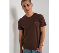 Levi's Original Hallmark Logo Short Sleeve T-Shirt- Brown, Brown, Size Xl, Men Brown