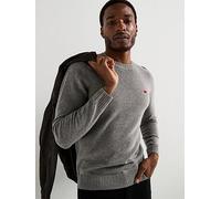 Levi's Original House Mark Knitted Jumper, Grey, Size S, Men Grey