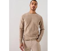 Levi's Original Housemark Logo Knitted Jumper, Beige, Size Xl, Men Beige
