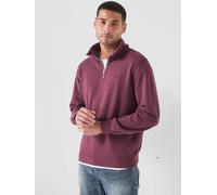 Levi's Original Housemark Quarter-zip Pullover Sweatshirt, Red, Size S, Men Red