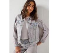 Levi's Original Trucker, Light Pink, Size L, Women Light Pink