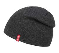 Levi's Otis Beanie, Unisex Adult Knitted Hat, Anthracite, 54-57