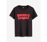 Levi's Perfect Short Sleeve T-Shirt Black Red Women - XS