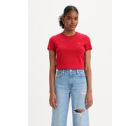 Levi's Women's The Perfect Tee- Core Chesthit Logo T-Shirt, Script Red, XS