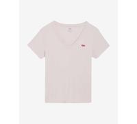 Levi's Perfect V Neck short sleeve light pink red women's T-shirt - XS