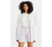 Levi's Pleated Trouser Short Lavender Blue size W25 | Shorts Outlet | Women | Blue W25