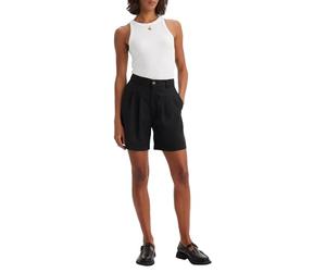 Levi's Pleated Trouser Shorts Blacks, Caviar, 24