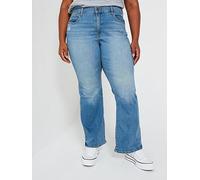 Levi's Plus 315 Plus Shaping Bootcut Jean - Cave Wall - Blue, Blue, Size Us 14 = Uk 18, Inside Leg S, Women Blue