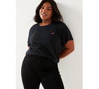 Levi's Women's Plus Size The Perfect Tee T-Shirt, Mineral Black, 3XL