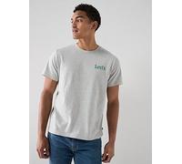 Levi's Poolside Burger Back Graphic Relaxed Fit T-Shirt, Grey, Size L, Men Grey