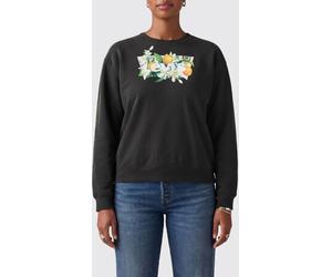 Levi's Print Dropped-Shoulder Cotton-Blend Crewneck Sweatshirt - Size: S - female