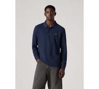 Levi's Pure Cotton Long Sleeve Polo Shirt Navy