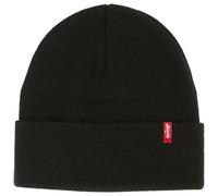 Levi's Unisex New Slouchy Beanie W Red Tab Detail Beanie, Grey (Dark Grey), One size