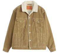 Levi's Levis Relaxed Fit Sherpa Corduroy Trucker Jacket - Beige, Beige, Size L, Men Beige