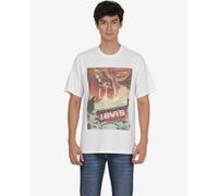 Levi's Relaxed Fit Short Sleeve T-shirt white red - S