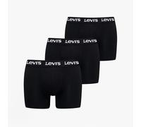 Levi's Repeat Logo Mens 3-pack Trunks Black Cotton - Size X-Large