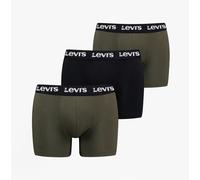 Levi's Repeat Logo Mens 3 Pack Trunks Khaki Combo - Multicolour Cotton - Size Medium