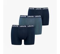 Levi's REPEAT LOGO Mens 3-Pack Trunks Navy Combo - Small