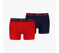 Levi's REPEAT LOGO Mens 3-Pack Trunks Red Combo - Medium