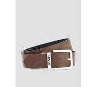 Levi's Reversible Core Leather Belt, Black/Brown, Size 90, Men Black/Brown