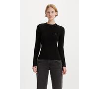Levi's Women's Crew Rib Sweater Caviar Rib Black M
