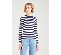 Levi's Rib Crew Sweater Oreo Cookie Multi Strip size L | Knitted Sweaters Outlet | Women