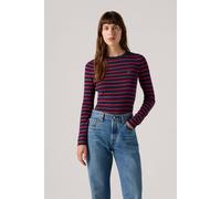 Levi's Rib Crew Sweater Parisienne Stripe Navy size M | Knitted Sweaters Outlet | Women | Blue M