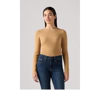 Levi's Rib Crew Sweater Tan Rib size S | Knitted Sweaters Outlet | Women S