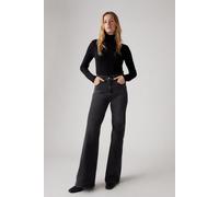 Levi's Ribcage Bell Jeans - On The Town No Crack - Blue, Blue, Size 31, Inside Leg 32, Women Blue