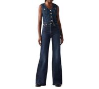 Levi's Ribcage Bells Blacks, On The Town No Crack, 24W x 32L