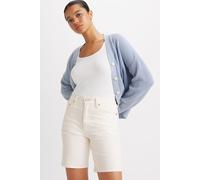 Levi's Ribcage Bermuda Shorts White size W24 | Shorts Outlet | Women | White W24