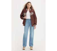 Levi's Women's Ribcage Full Length Jeans, Samba Tango Light, 32W / 34L