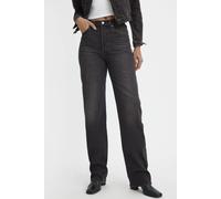 Levi's Ribcage Full Length Static Noise Overloa size W30L30 | Straight Jeans Outlet | Women W30L30