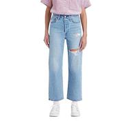 Levi's Ribcage Straight Ankle Women's Jeans, In The Middle W Damage, 28W / 29L