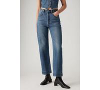 Levi's Ribcage Straight Jean With Tailored Ankle In Blue size W30L29 | Straight Jeans Outlet | Women | White W30L29