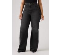 Levi's Ribcage Wide Leg Jeans Black size W24L34 | Straight Jeans Outlet | Women | Black W24L34