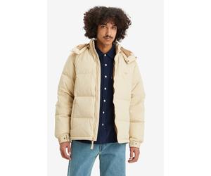 Levi's Rickridge Short Puffer Coat In Beige size XL | Winter Jackets Outlet | Men | Brown XL