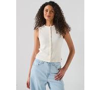 Levi's Rory Short Sleeve Button Up Top, White, Size Xs, Women White