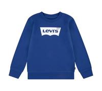 LEVI'S Round Neck Sweatshirt Blue/White