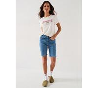 Levi's Shaping Bermuda Shorts, Blue, Size 28, Women Blue