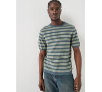 Levi's Short Sleeve Stripe Knitted T-Shirt, Multi, Size S, Men Print