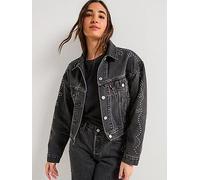 Levi's Shrunken 90s Trucker Jacket - Bejewelled Black, Black, Size S, Women Black