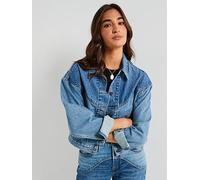 Levi's Shrunken 90s Trucker Jacket, Blue, Size S, Women Blue