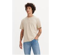 Levi's Men's SS 4 Button Henley Shirt, Shore Stripe Safari, L