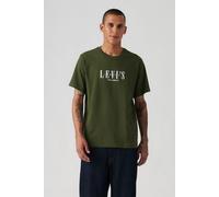 Levi's Men's Ss Relaxed Fit Tee T-Shirt, Serif Logo Kombu Green, L