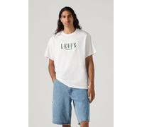 Levi's Men's Ss Relaxed Fit Tee T-Shirt, Serif Logo White+, XL