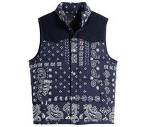 Levi's Strauss Bandana Western Puffer Vest BNWT Designer Mens Clothing Gilet
